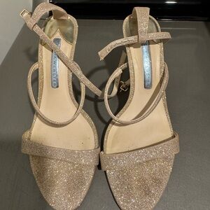 Sophia Webster Glittering Gold Heels